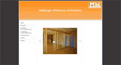 Desktop Screenshot of mw-architekten.com